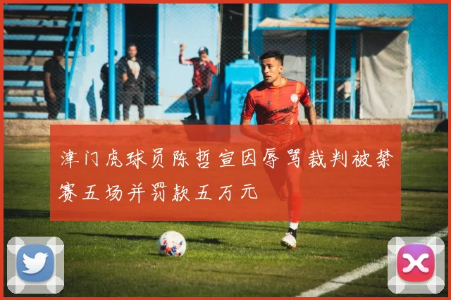 津门虎球员陈哲宣因辱骂裁判被禁赛五场并罚款五万元